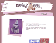 Tablet Screenshot of bearleighbears.com